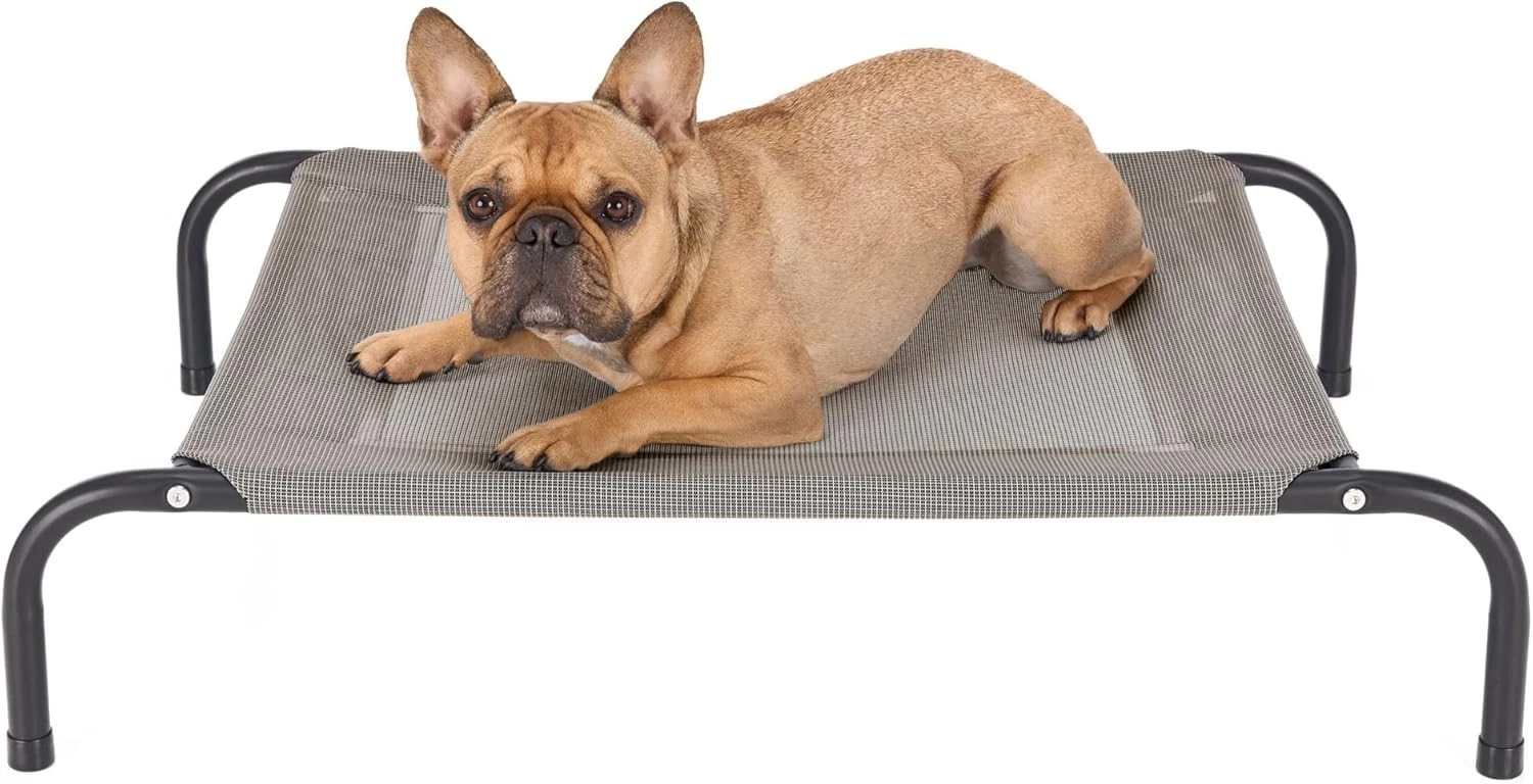 Pet Cot Elevated Bed Nylon Mesh Small Dogs Cats Breathable Weatherproof