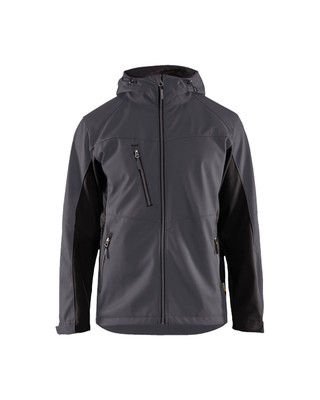 Blakläder Softshell Jacke mittelgrau/schwarz Gr. L