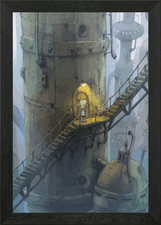 Machinarium gerahmtes Wandbild Poster Leinwanddruck Bild