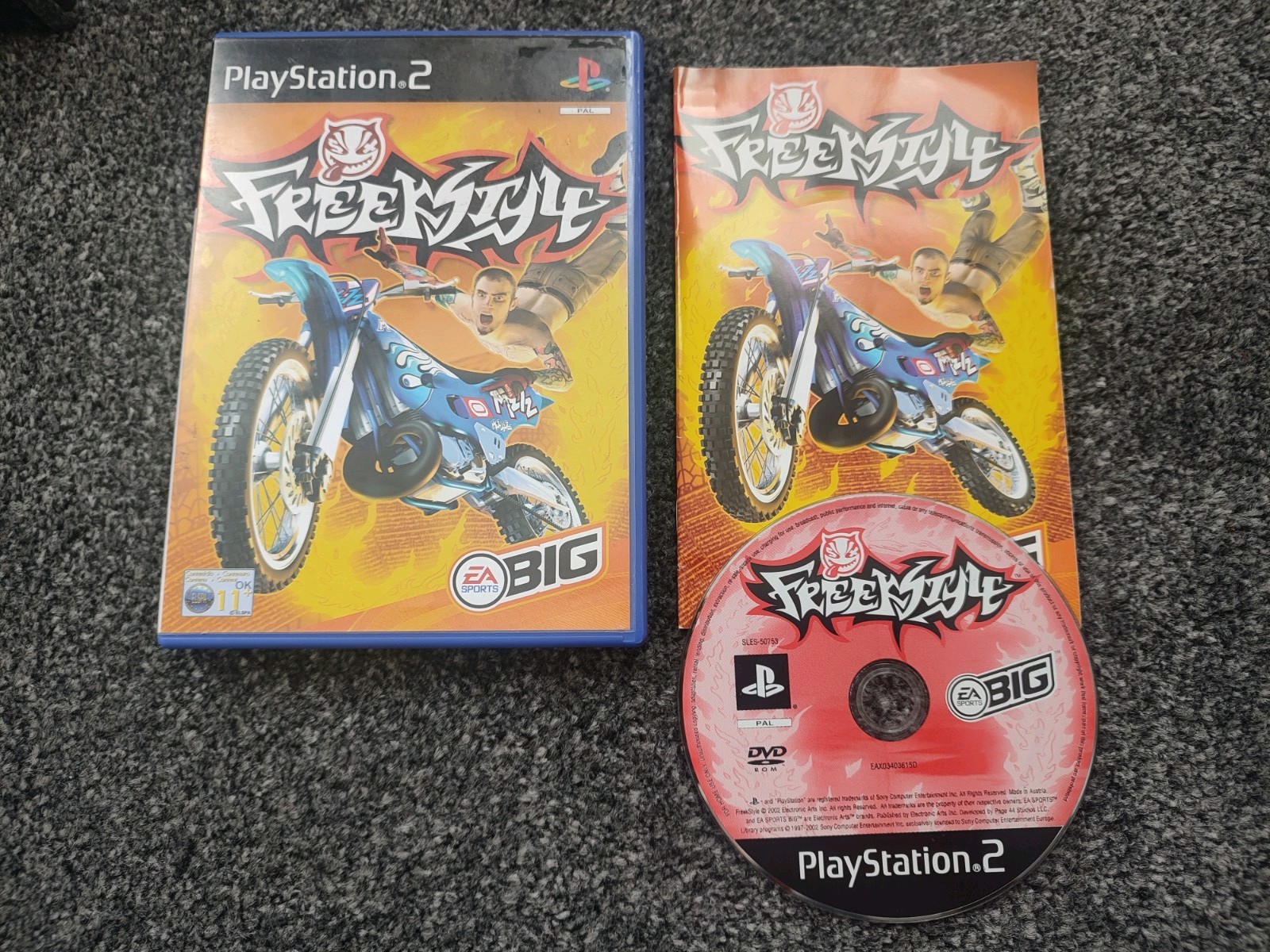 Juego Freekstyle PS2 PlayStation 2 Completo Con Manual 