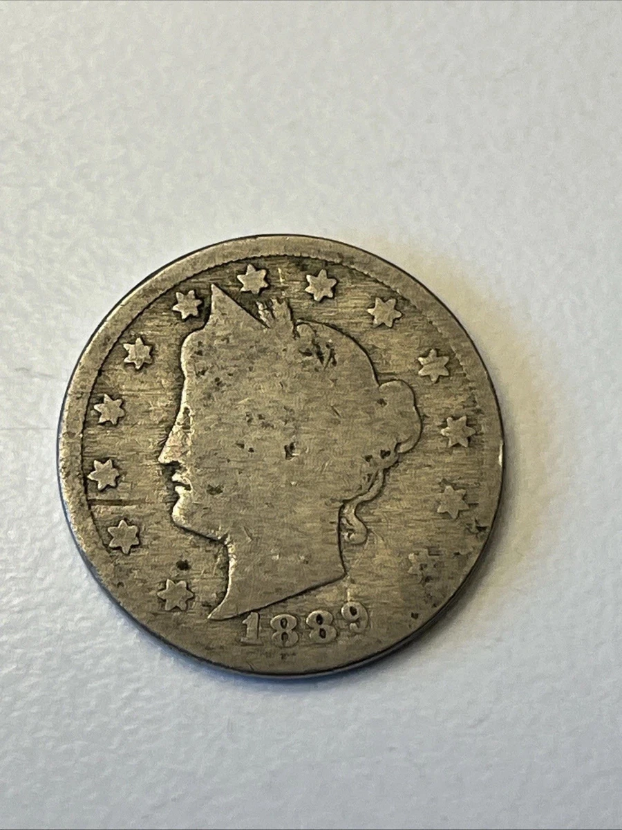 M▽エリザベス・オニール・ヴァーナー (37889) 1889 Year US Liberty Nickels (1883-1913) for sale | eBay