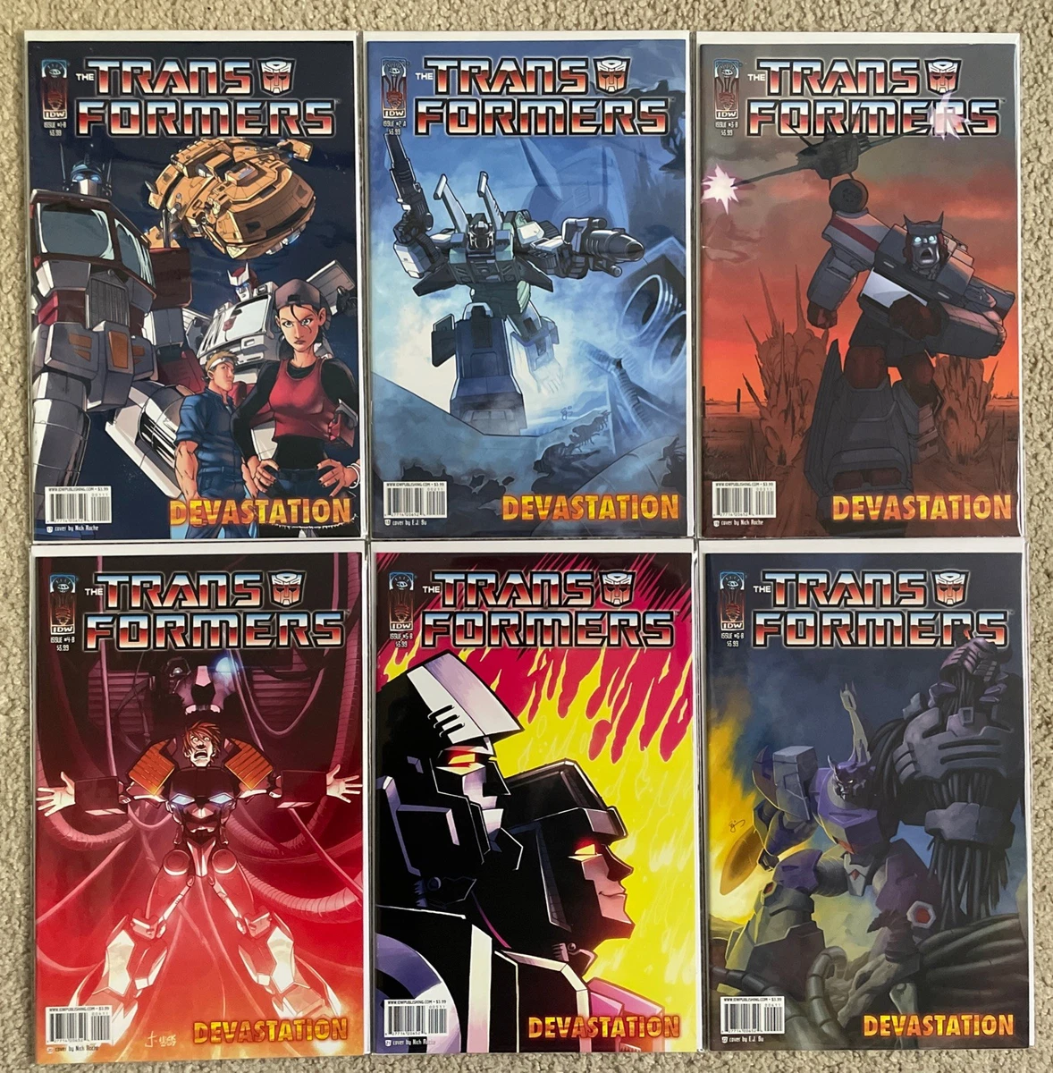 Transformers IDW Publishing Complete Series Comics, Graphic Novels
