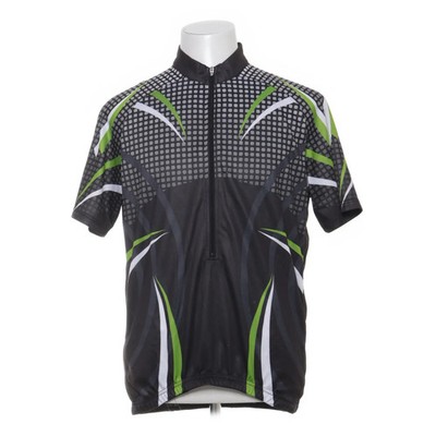 Crane, Fahrradtrikot, Größe: 54, Schwarz/Weiß/Grün/Grau, Polyester #gQ5