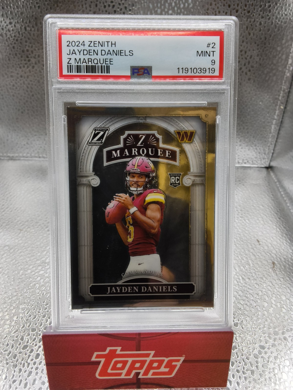 2024 zenith z marquee psa 9 jayden daniels rc