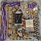 Vintage Costume Jewelry Lot 3 Sets Signed Sarah Cov Japan Avon Rhinestone Glass+