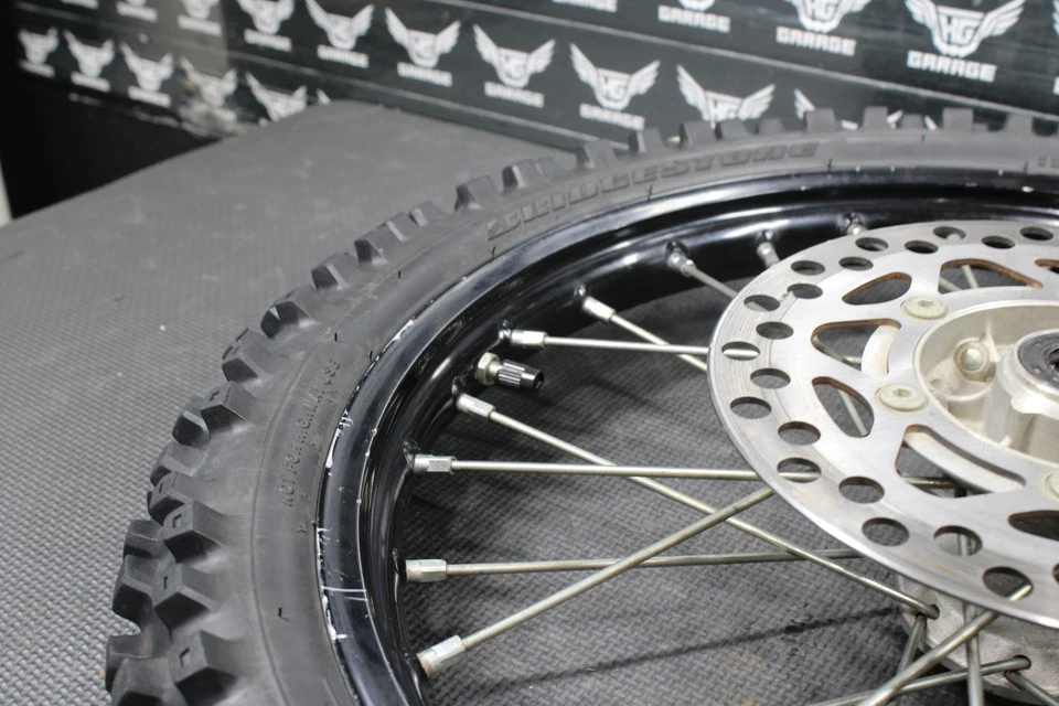 Kawasaki KX85 2012 10-22 OEM 17" rueda delantera buje negro 41090-0101-WC ¡Bonito! Foto 4 de 4