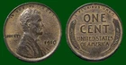 1910  Lincoln Brown Copper Wheat Cent Fine-Extra-Fine Circulated Ungraded