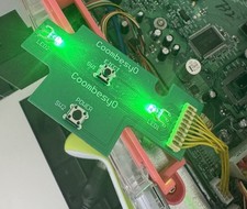 Custom Original Xbox RF Power Button Board (New Colours Added) LED Ring