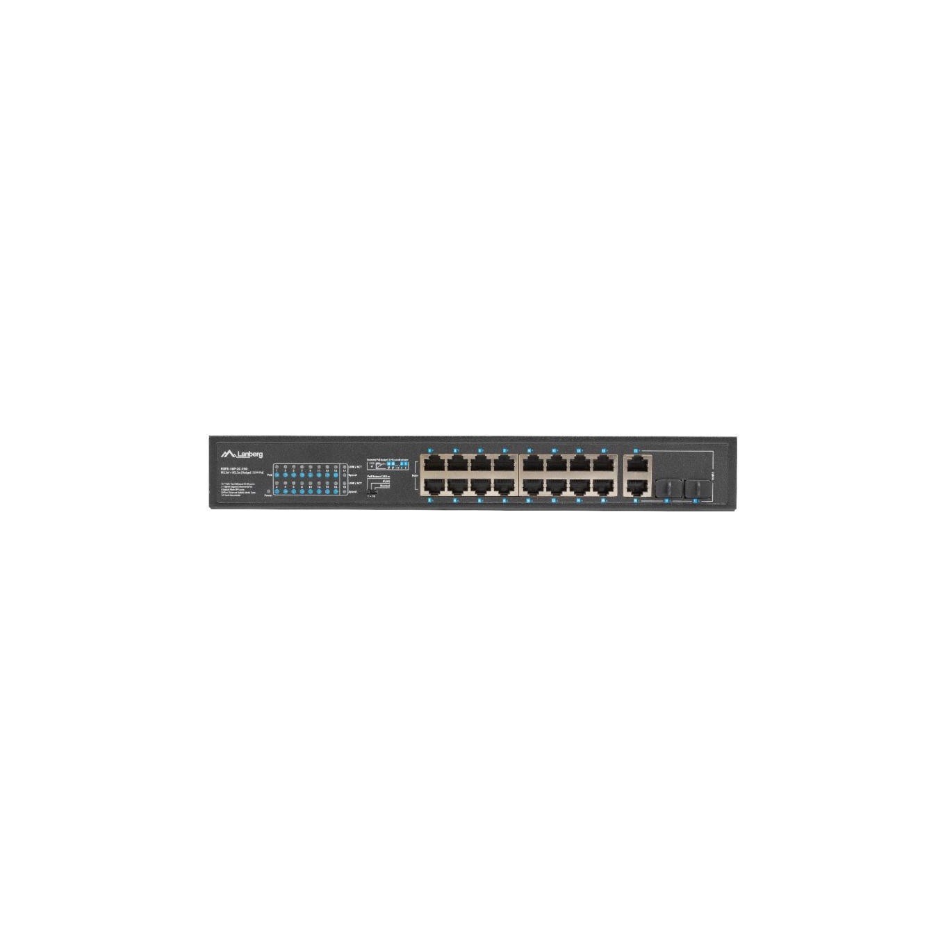 Lanberg RSFE-16P-2C-150 - switch - 16 ports - unmanaged - rack-mountable - Bild 9