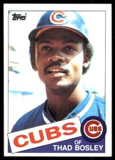 Thad Bosley 1985 Topps #432 Chicago Cubs MLB READ FREE SHIPPING AutographDen