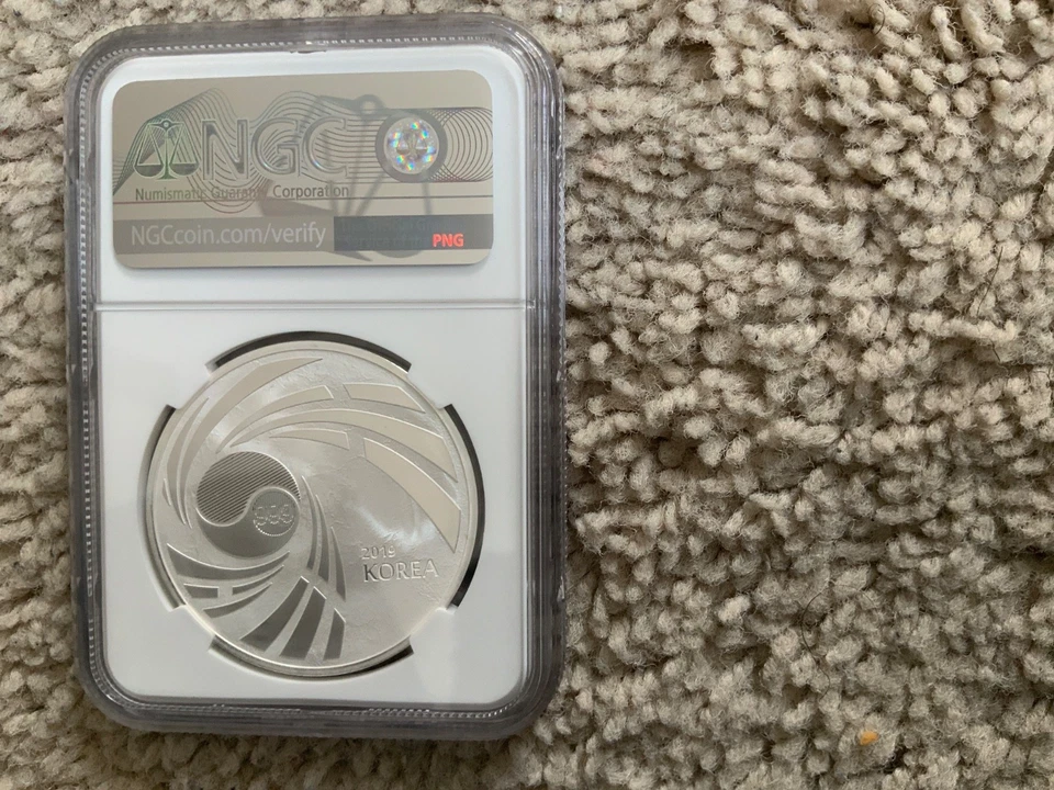 2019 South Korea 1 oz Silver K-Series Taekwondo NGC MS70 First Releases - Image 2 of 2