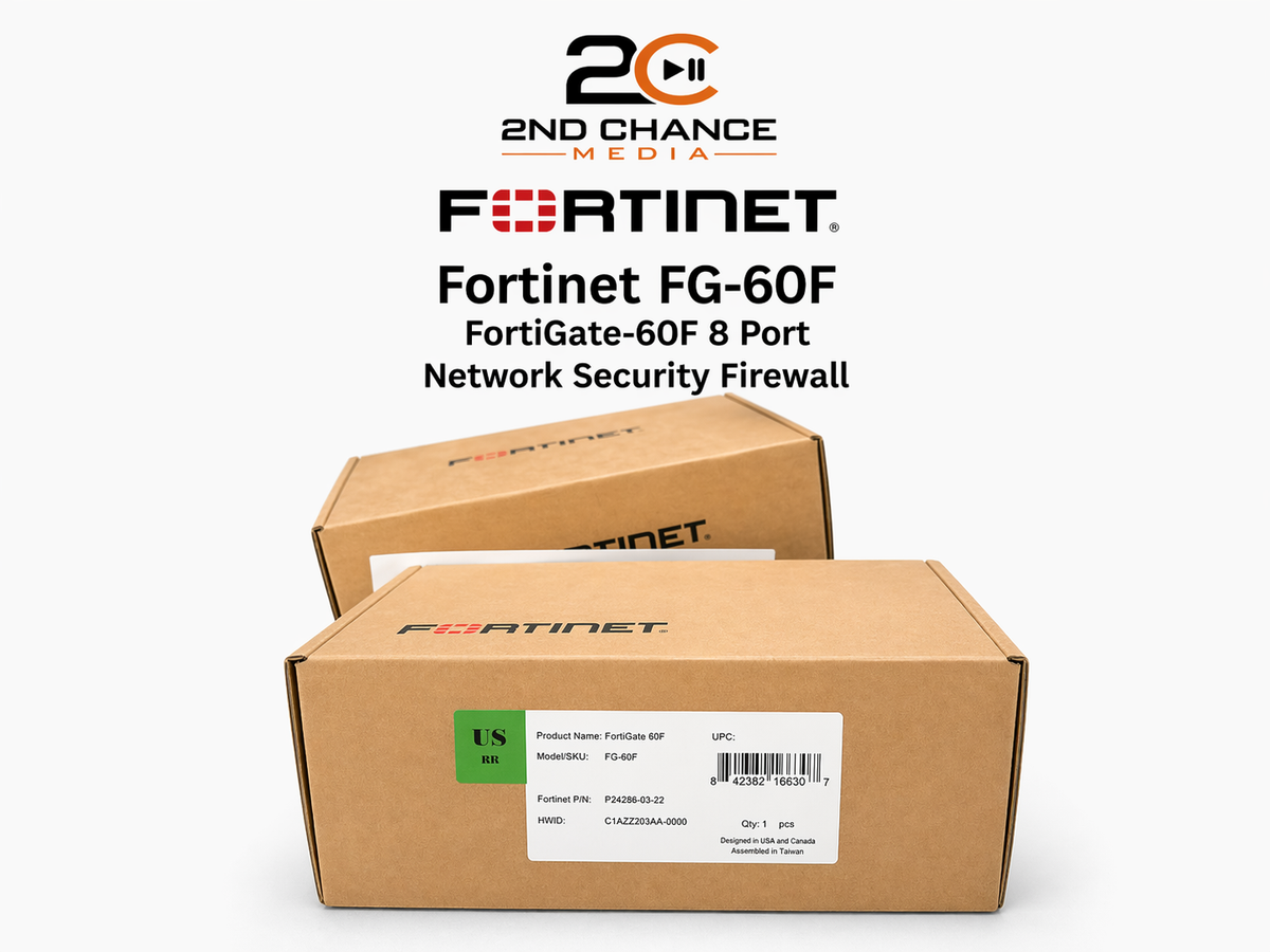 Fortinet FG-60F Fortigate-60F 8 Port Network Security Firewall