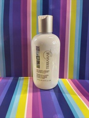TERRAMAR SHAMPOO WITH ARGAN, MACADAMIA, AND TAHITIAN MONOI OIL.