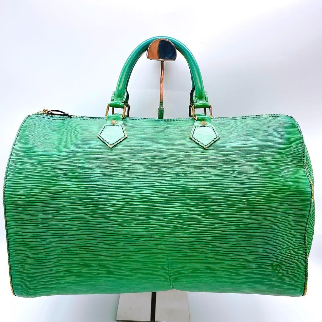 Louis Vuitton Epi Speedy 35 Borneo Green M42994 Hand Bag from