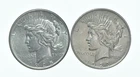 1925 & 1923 Peace Silver Dollar $1 Bullion Collection Lot *168