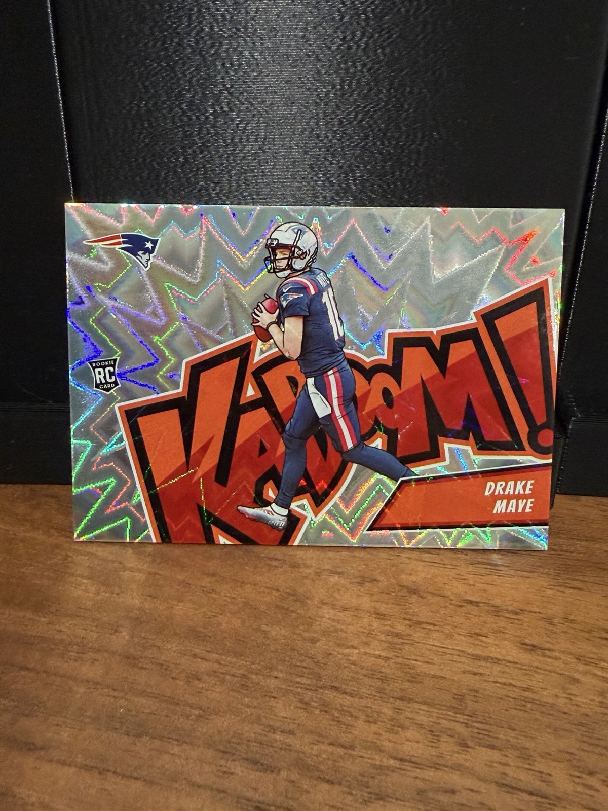 2024 Panini Absolute - Kaboom! Horizontal Drake Maye #8 (RC) Patriots