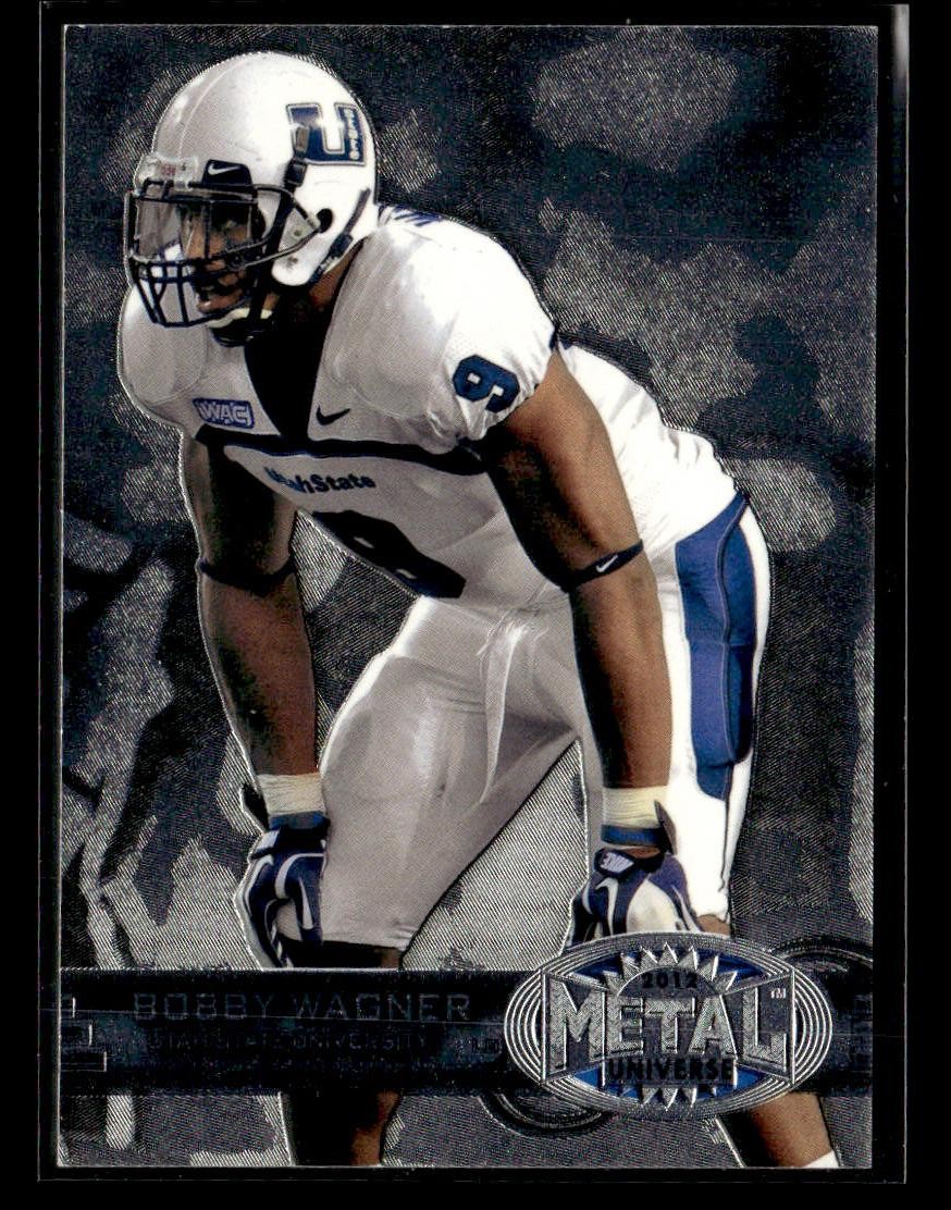 Bobby Wagner Fleer Retro Metal #M91 Precious Metal Gems-Green