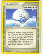 Team Aqua Ball - 75/95 Team Magma vs Team Aqua - Pokémon TCG - 2004 on eBay