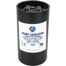 Appli Parts CON-270-250 Motor Start Capacitor 270-324 MFD uF, 250 VAC. Universal