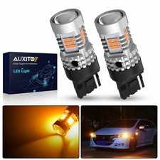 Auxito 7440 W21w T20 Led Amber Yellow Bulbs Car Turn Signal Light Bright 2468