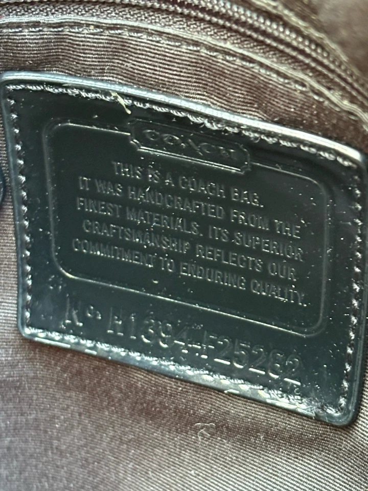 Coach Handbag/tote Ocelot Violet & Brown Animal Print.  - Image 4 of 4