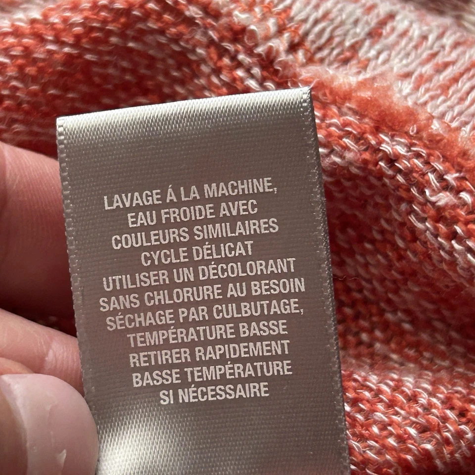 Suéter para mujer Sparkle And Fade tejido medio apretado otoño jaspeado naranja Foto 4 de 4