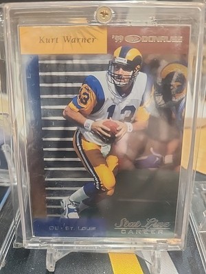 1999 DONRUSS #188 STAT LINE 17/165 KURT WARNER RC HARD TO FIND
