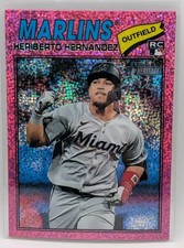 2026 Topps Heritage - Heriberto Hernandez #323 Chrome Pink Sparkle Refractor...