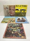 Vintage Vinyl Lot of 5 Records Peggy Lee, Men At Work, Mahogany Rush
