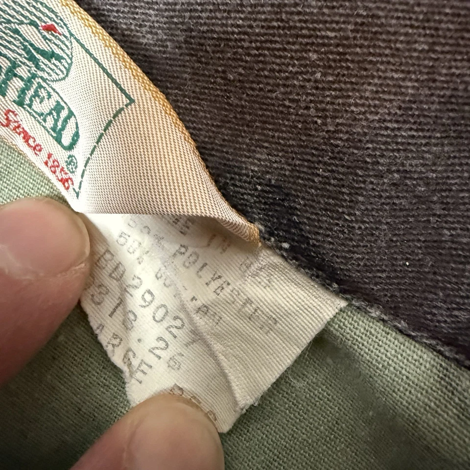 Mono de caza RedHead vintage para hombre grande camuflaje bosque sin forro garra cremallera Foto 4 de 4