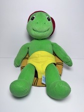 FRANKLIN THE TURTLE 14 plush stuffed animal with red hat by EDEN TOYS