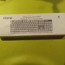iHome Full Size Wired 104 Keyboard: Compatible w/ Mac  PC