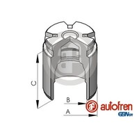 Kolben, Bremssattel Autofren Seinsa D025530, Hinten