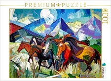 CALVENDO Puzzle Pferdeherde 1000 Teile Lege-Gr e 64 48 cm Foto-Puzzle f r g
