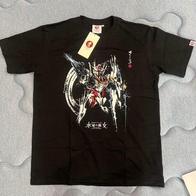 Gundam-style Japanese Art T-shirt Black M size STRICT-G