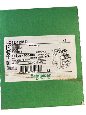 Schneider Electric LC1D12MD TeSys Deca Leistungsschütz   NEU & OVP