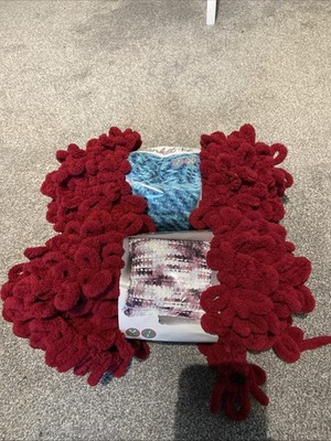 Bernat Alize Blanket EZ Yarn 6.4oz. Burgundy 37017 Skein Yarnspirations 2 Balls