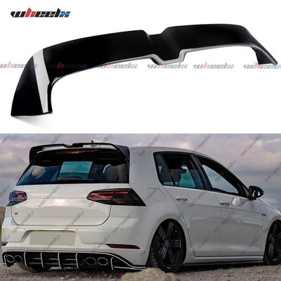 Fit 2015-21 VW GTI Golf-R MK7 MK7.5 Gloss Oettinger Style Rear Roof Spoiler Wing