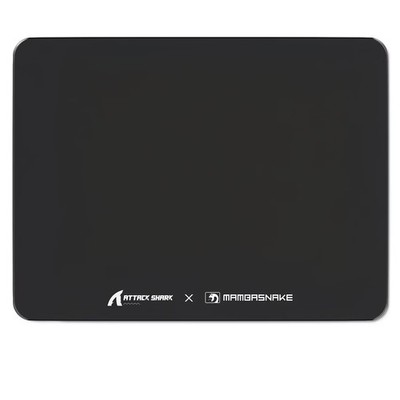ATTACK SHARK CM05SE Gaming-Mauspad aus Glas, 41 cm x 31 cm x 0,5 cm - Schwarz