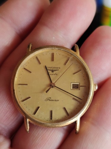 🔴LONGINES Presence Yellow Gold Tone Quartz Watch - 33.5 mm 🔴 - 第 9/9 張圖片