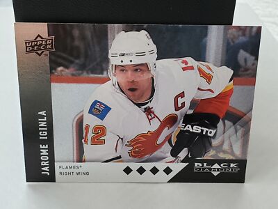 2009-10 Upper Deck Black Diamond Quad Jarome Iginla #BD13 Flames