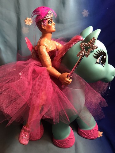 Alternative Drag Queen Action Man Christmas Fairy & My Little Pony OOAK