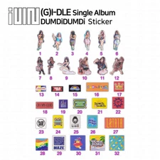 (G)I-DLE G-IDLE Single Album Dumdi Dumdi Day Night Ver Sticker KPOP K-POP