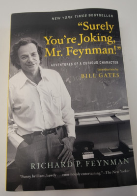 Vintage Surely You're Joking Mr Feynman 1985 Paperback DJ Rich P. Fenyman