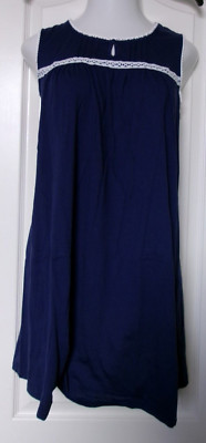 Croft and Barrow Blue Sleeveless Nightgown Size 3X