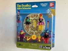 K’NEX The Beatles Yellow Submarine Sgt Pepper John George Paul Ringo 48051 NEW