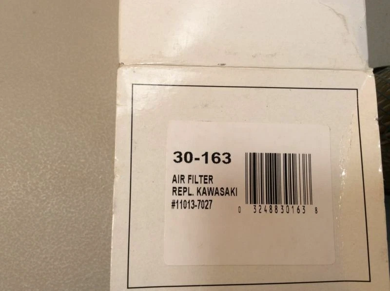 Filtro de aire Oregon 30-163 nuevo en caja reemplaza Kawasaki 11013-7027 A6 Foto 3 de 3