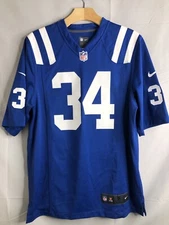 NIKE On Field NFL Indianapolis Richardson #34 Blue Football Jersey Sz S SMALL