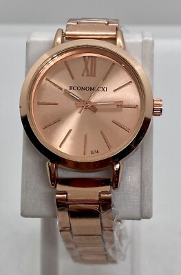 RE/MAX Ladies watch with NEW battery. Worn only handful of times. Elegant Qmax Supreme Crystal Luxurious Watch for Women with  main image 4