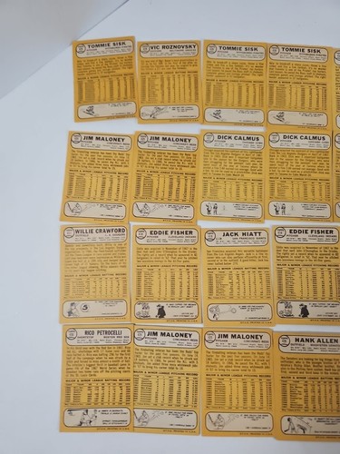 1968 Topps Baseball Card Lot 24 Card Set Duplicates Various Players Teams Mlb L2 - Picture 8 of 11